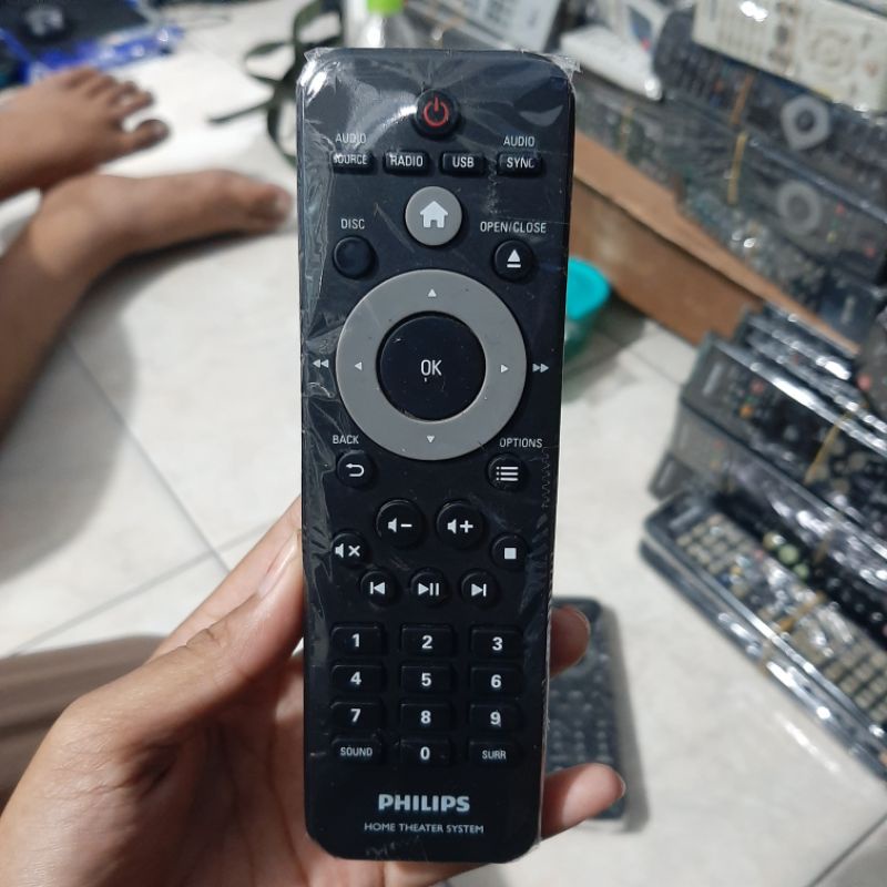 REMOTE REMOT DVD HOME TEATER SYSTEM PHILIPS ORIGINAL ASLI