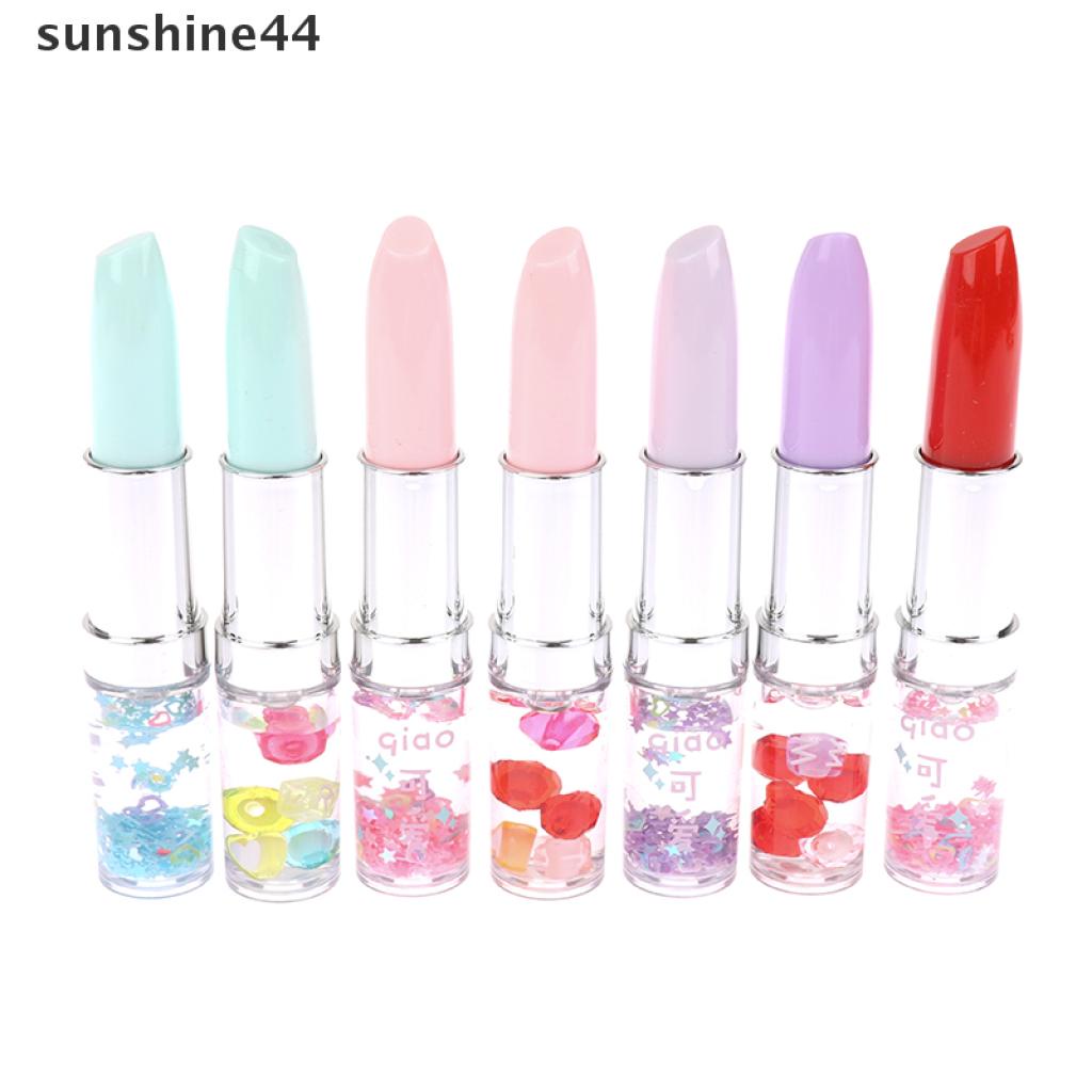 Sunshine Pulpen Kreatif Bentuk Lipstick Quicksand