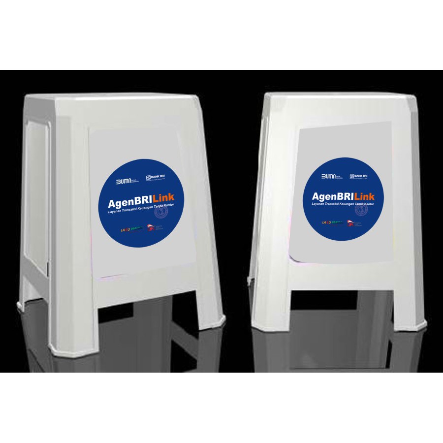 

STIKER VINYL BRILINK TEMPELAN KURSI, KACA - 10X10CM