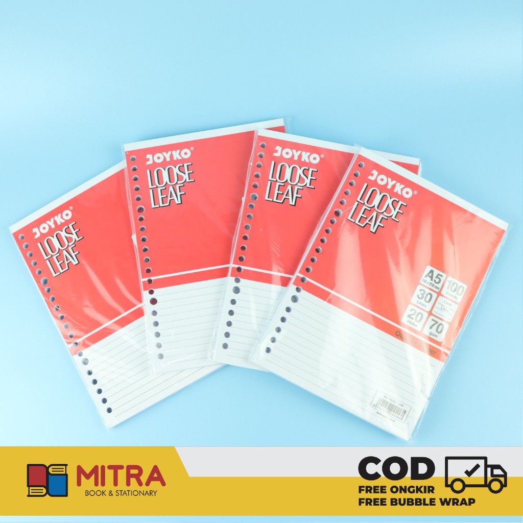 

Loose Leaf A5 Garis Joyko isi 100 Lembar