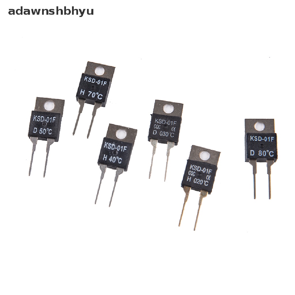 Adawnshbhyu 20-80℃ Biasa Tertutup/Open Thermal Switch Temperature Sensor Thermostat KSD-01F