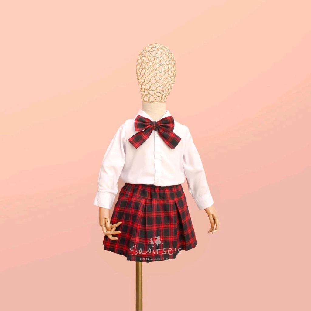 Saoirse's Jisoo Uniform 3 - Seragam anak perempuan laki-laki balita PAUD TK premium