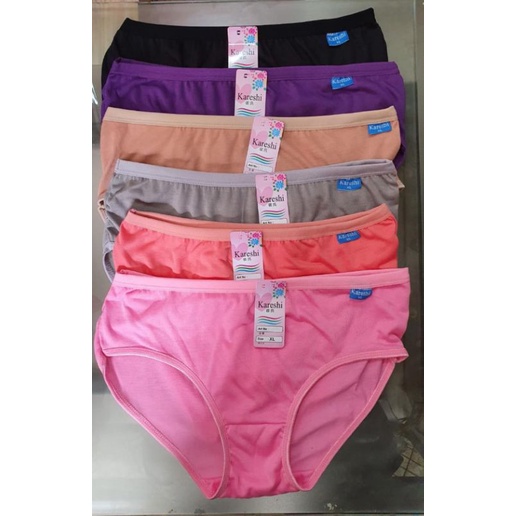 12 PCS/Grosir Celana Dalam Wanita Kareshi CD wanita/LUSINAN