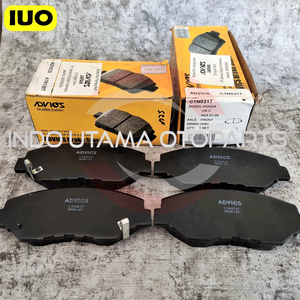 Brake Pad AISIN CR-V CRV i-Vtec 2002-2006 Kampas Rem ADVICS C1N031T