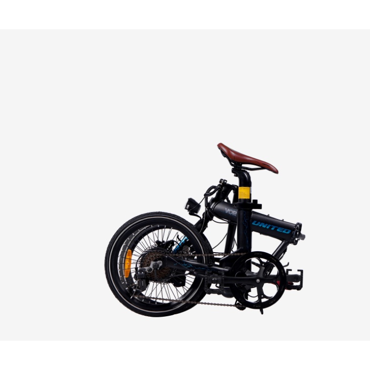 Sepeda Lipat United Listrik VORTEX E-bike Folding 16 Inch United 7 Speed Garansi SNI-3