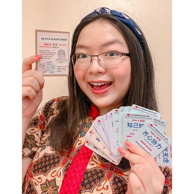 

NEW! 40 PCS FLASHCARDS MANDARIN PERIBAHASA (成语) HSK 5, HSK 6, HSKK ADVANCED (MOHON BACA DESKRIPSI)