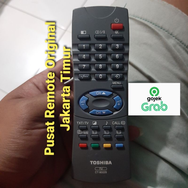 REMOTE REMOT TV TOSHIBA CT-90229 ORIGINAL ASLI