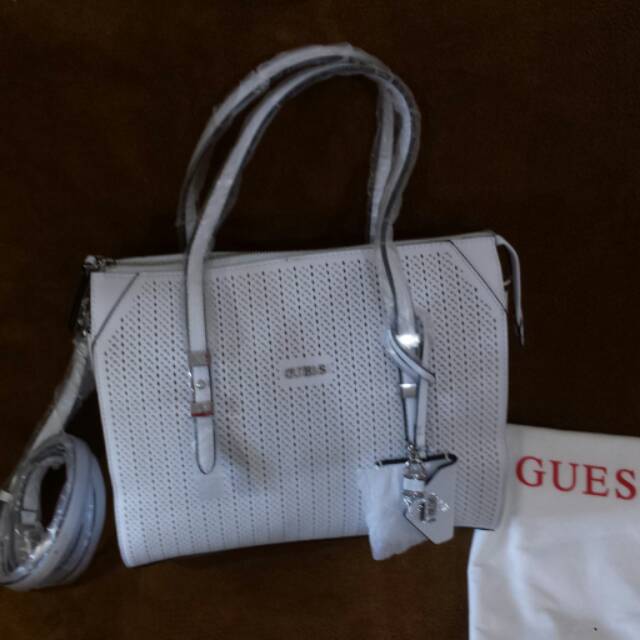 Tas guess ori putih white tas wanita branded guess ori