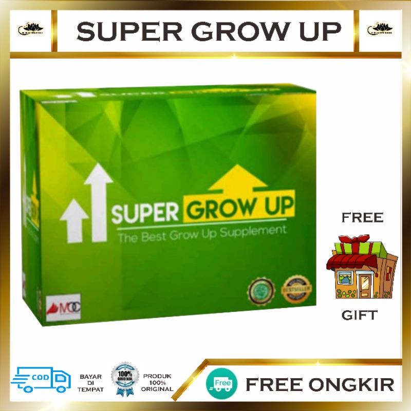 

[FREE ONGKIR] SUPER GROW UP - Susu Peninggi Badan - Obat Peninggi Badan -