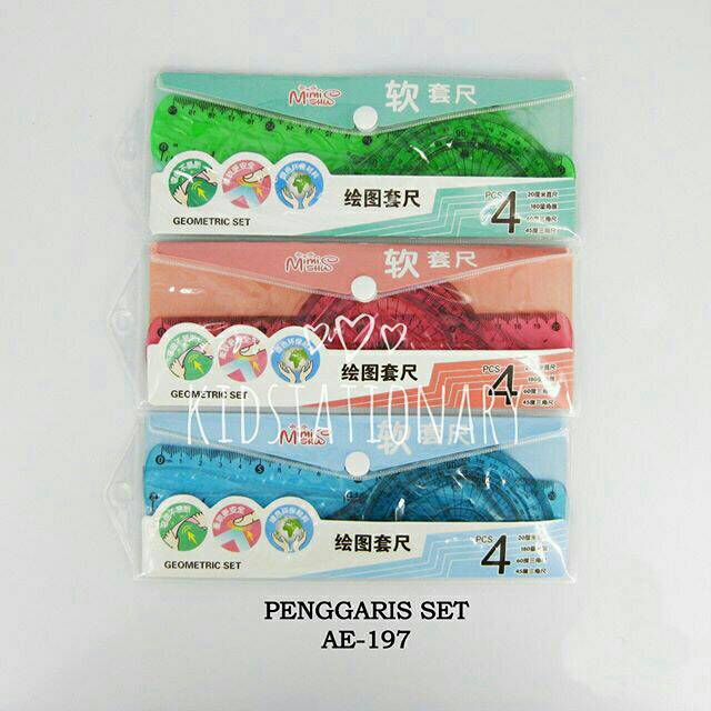 

Penggaris set/ paket penggaris AE-197