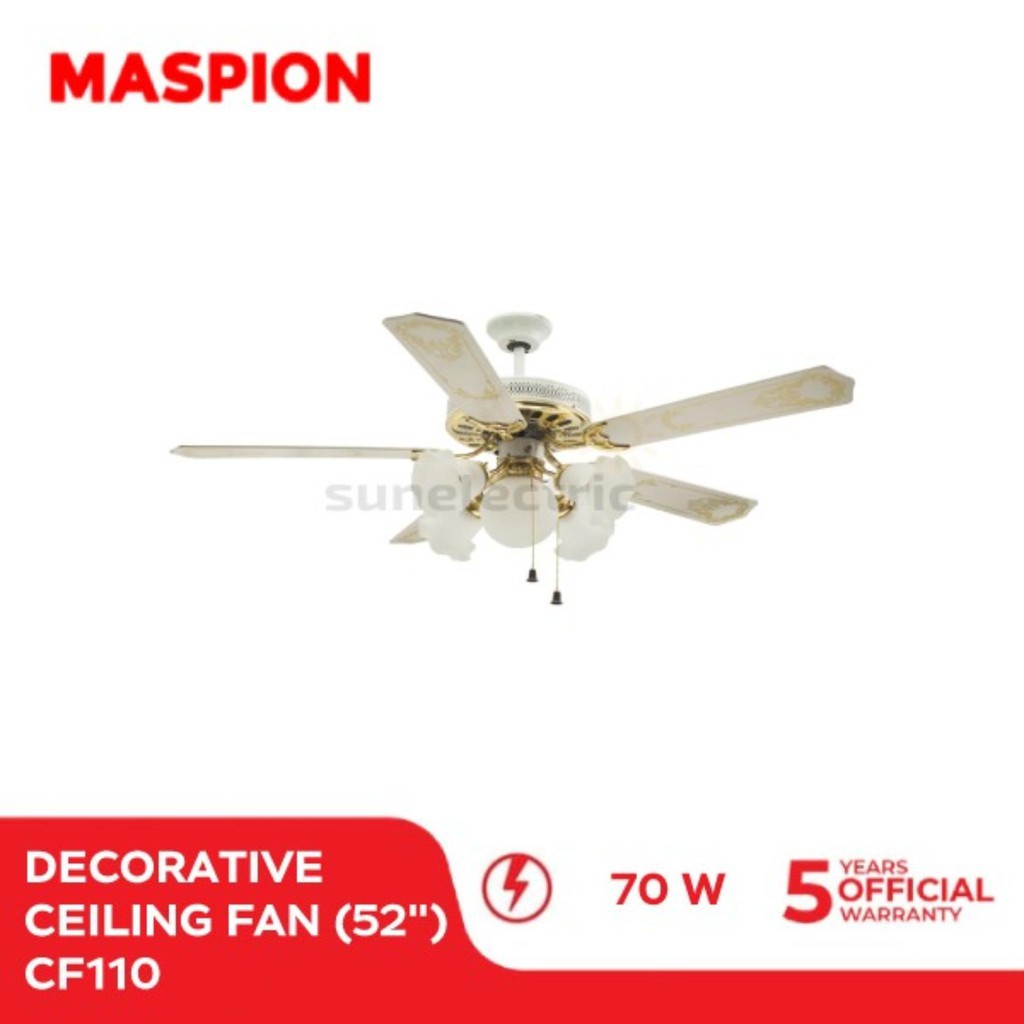 UCHIDA CEILING FAN CF-110 52 Inch 5 Lampu