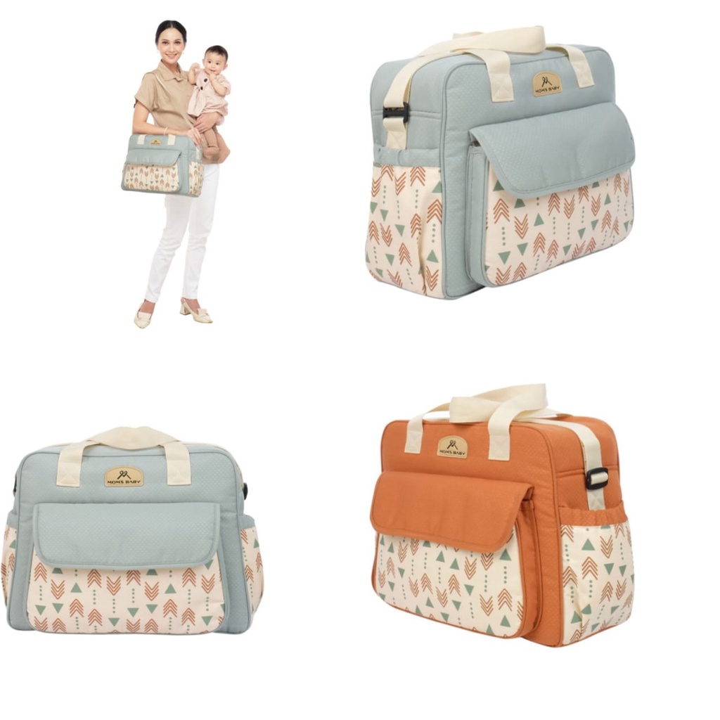 Tas Bayi Besar / Ransel Moms Baby Indie MBT3061 Aurora MBT3058 MBT3057 Panna MBT3053