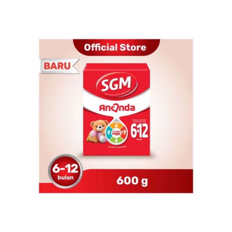 SGM Ananda 2 (6-12 Bulan) Formula Bayi Bubuk 600gr