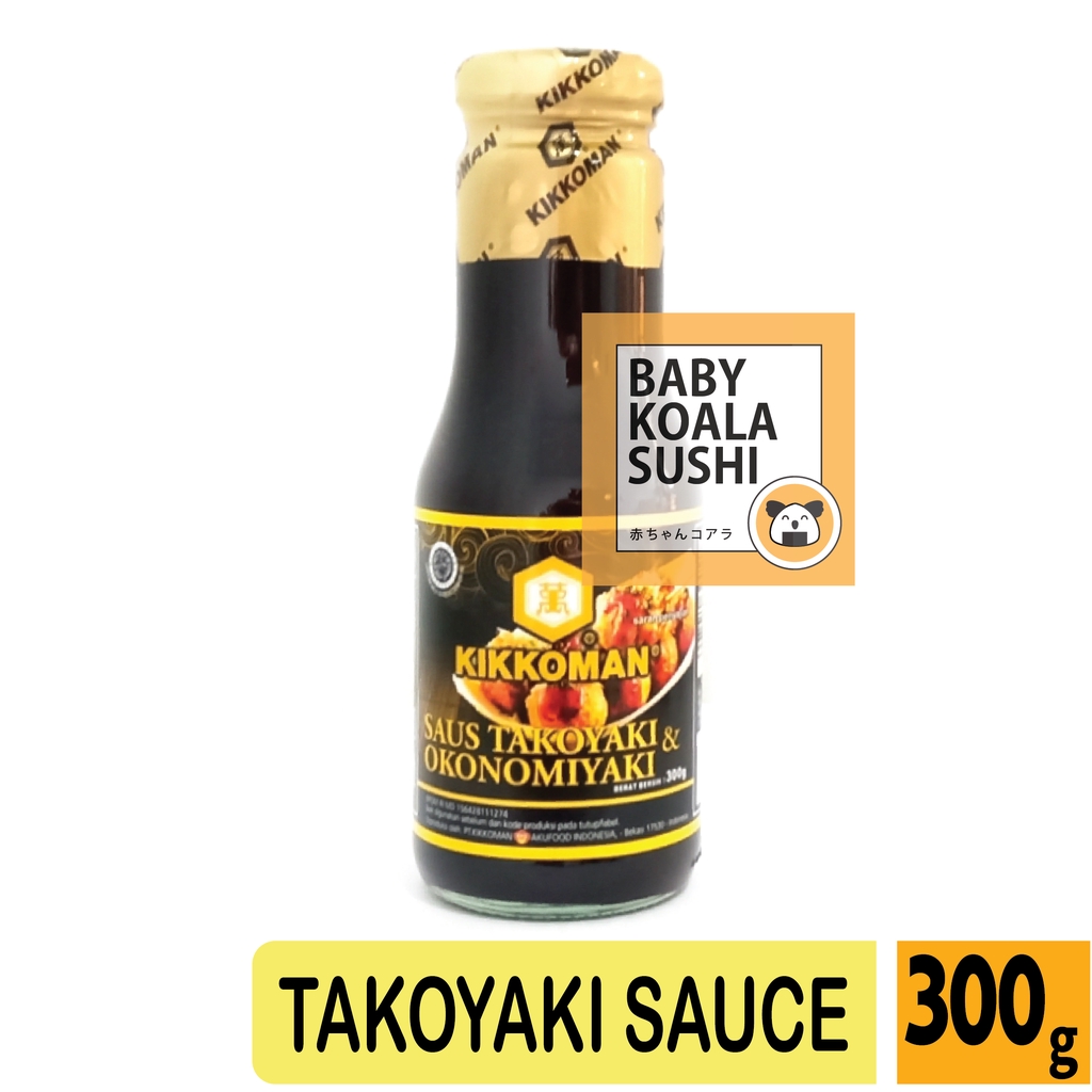 KIKKOMAN Takoyaki sauce 300 g Halal | Saus Topping Takoyaki &amp; Okonomiyaki