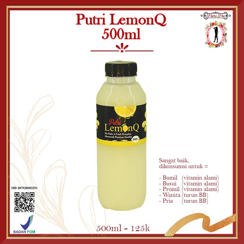 

PUTRI LEMONQ 500ML PUTRIPAI