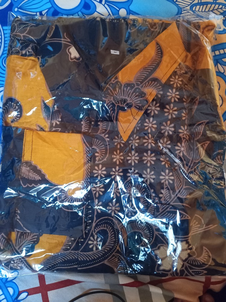 Proboseto Kuning Kemeja Batik Pria Full Furing Bahan Katun Cabut Primisima