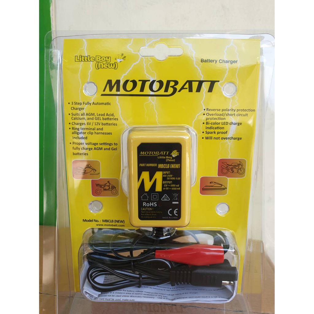 Charger Aki Maintenance Motobatt Little Boy (New)