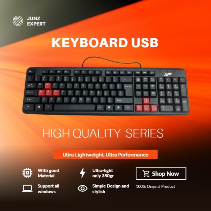 

Keyboard Eksternal Usb With Numblock/Kalkulator *High Quality*