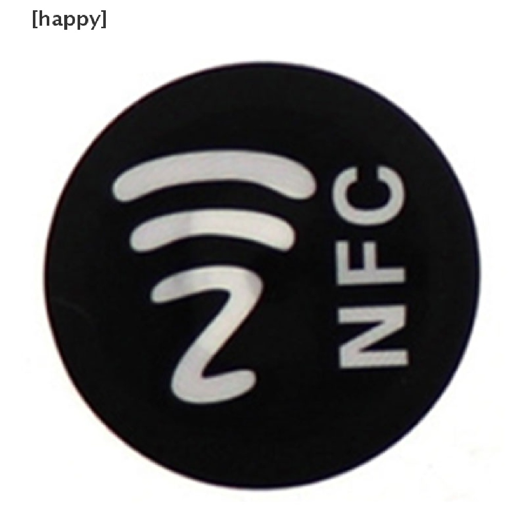 Ha 1pc Stiker Nfc Smart Ntag213 Bahan Pet Anti Air Untuk Semua Jenis Smartphone