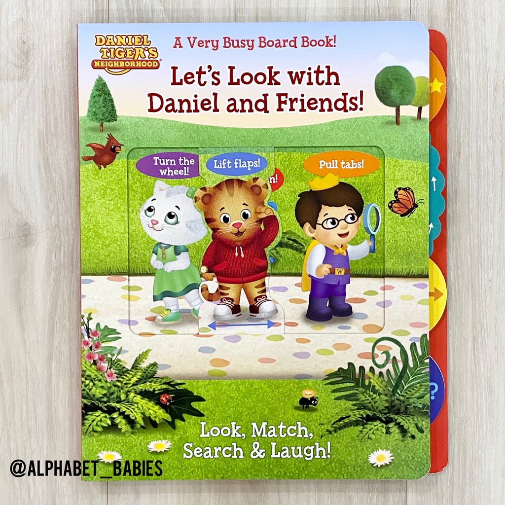 A Very Busy Board Book Lets Look With Daniel And Friends