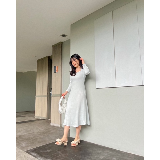 KANON - Loraine Knit Dress - Dress pantai / musim panas rajut bodycon