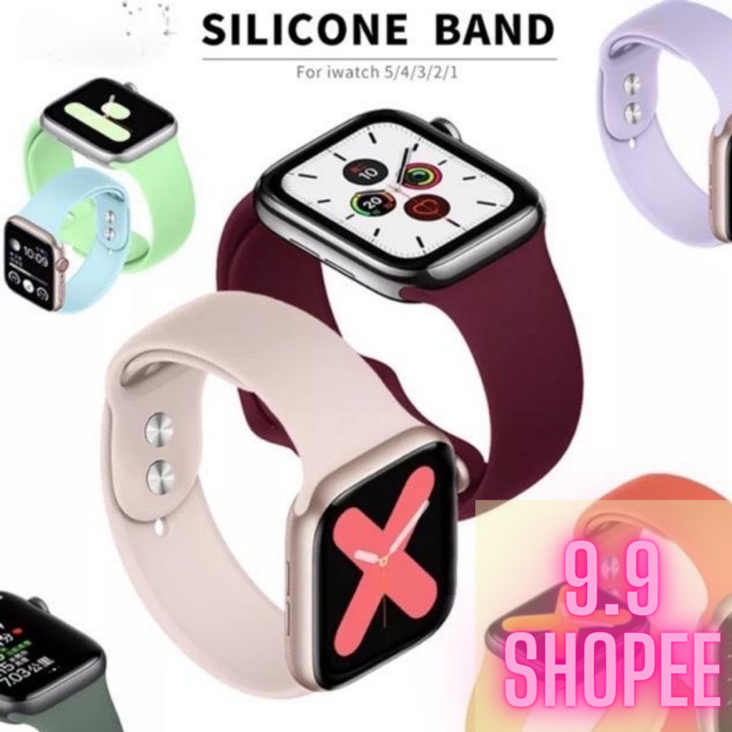 NEW 17 WARNA !! Strap Sportband Applewatch ( series 1-4 ready ya )