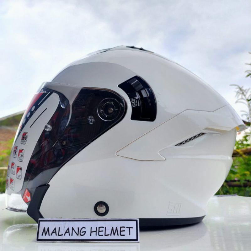 Helm Half Face KYT NFJ Solid White