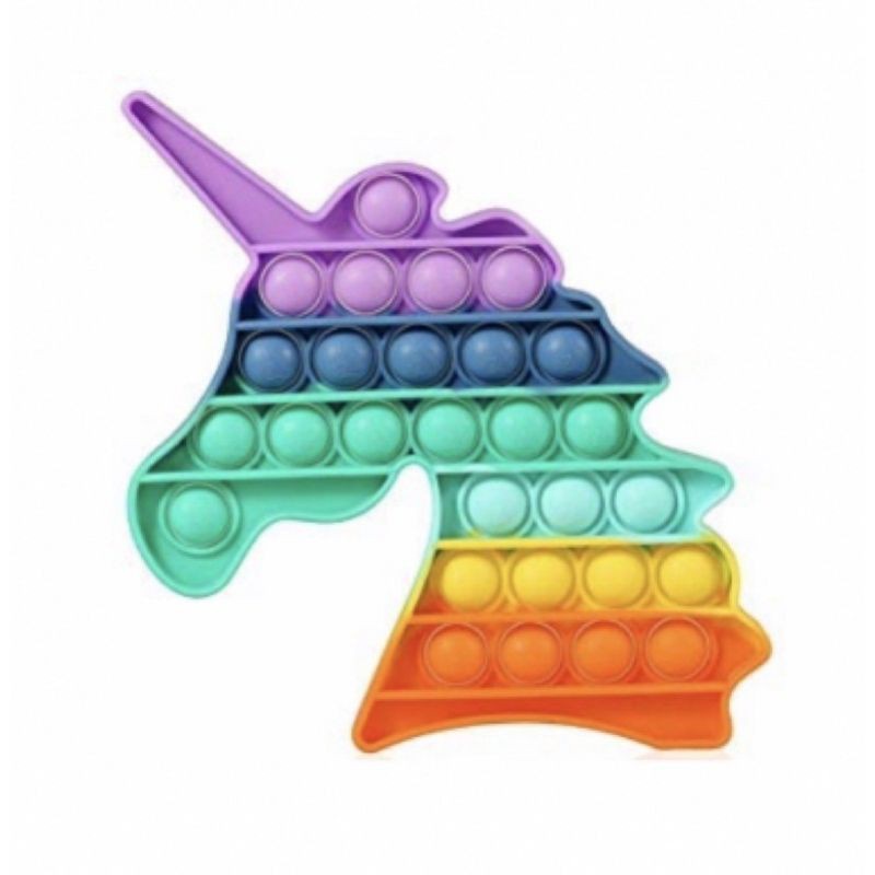 Fidget toys push pop it bubble stress relief rainbow-1