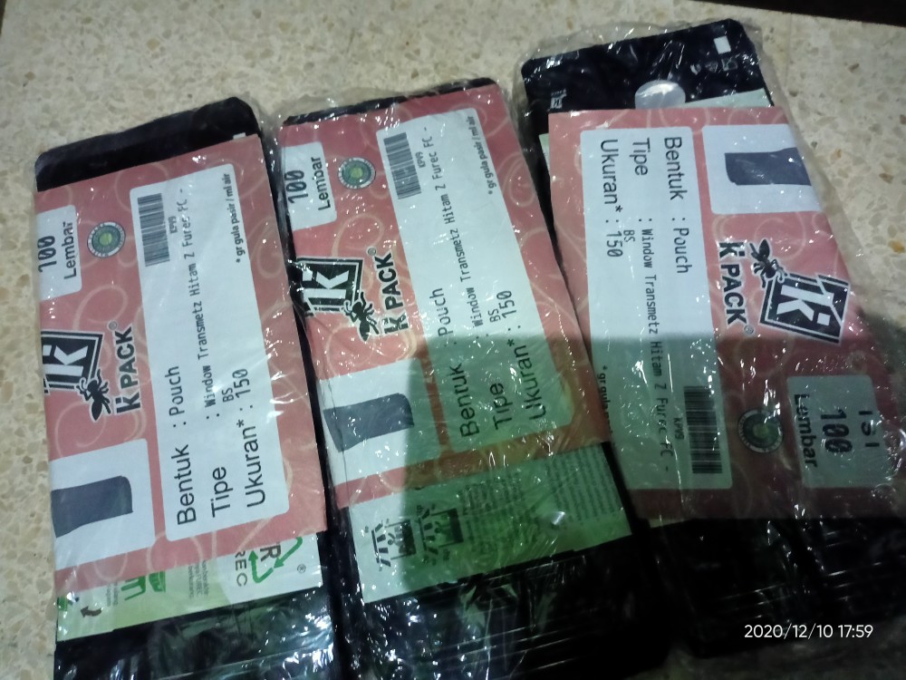 Pouch Premium Transmetz Window K-pack Ukuran 9 X 15 9x15