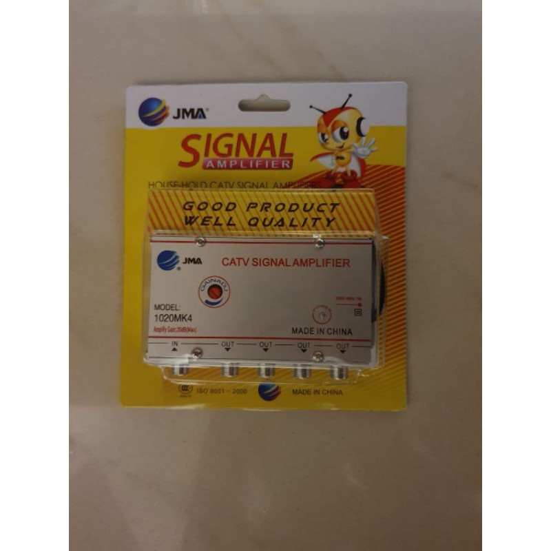 Boster Antena TV Penguat Sinyal /CATV Signal Amplifier 4 Way