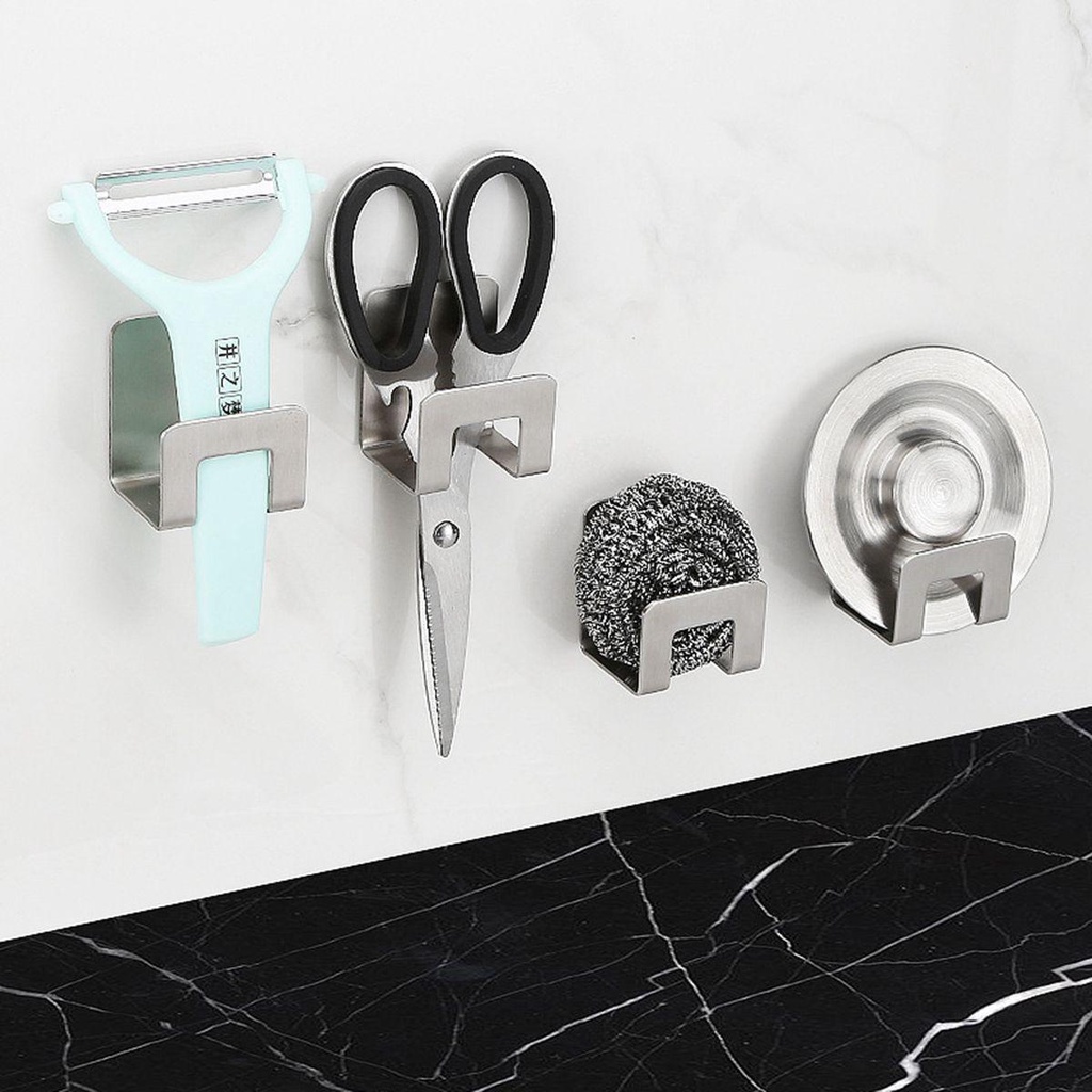 [Elegan] Drain Tray Rack Dapur Tiriskan Tahan Karat Tahan Air Stainless Steel Sabun Berdiri