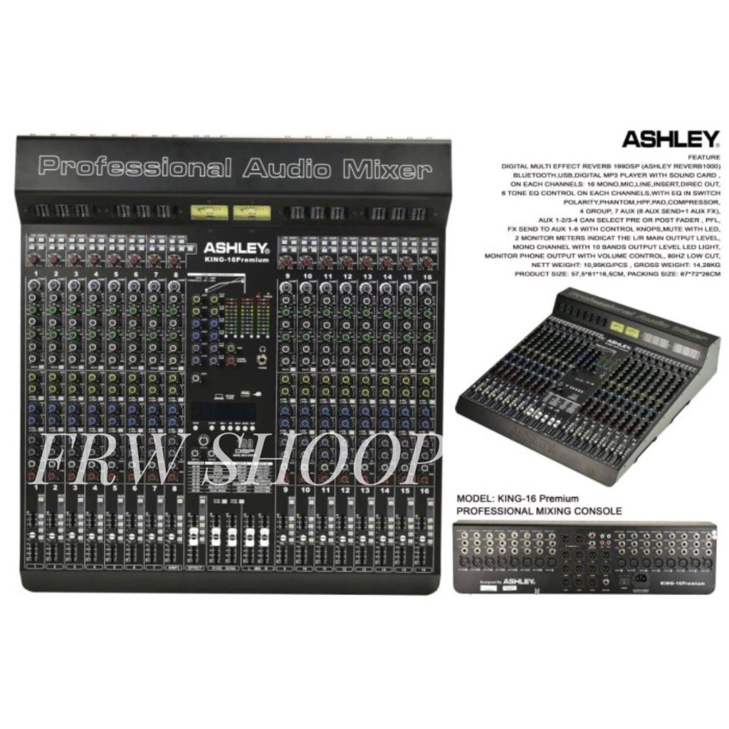 MIXER AUDIO ASHLEY KING 16 PREMIUM / ASHLEY KING 16PREMIUM ORIGINAL