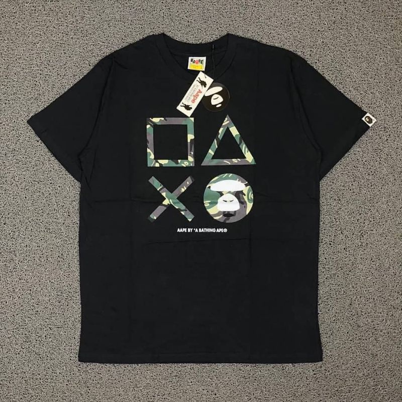KAOS DISTRO BATHING APE PLAYSTATION BUTTON HIGH PRENIUM