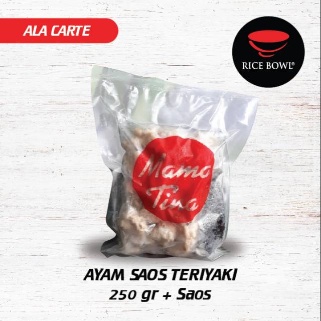 

AYAM SAOS TERIYAKI 250 GR + SAOS 100 GR