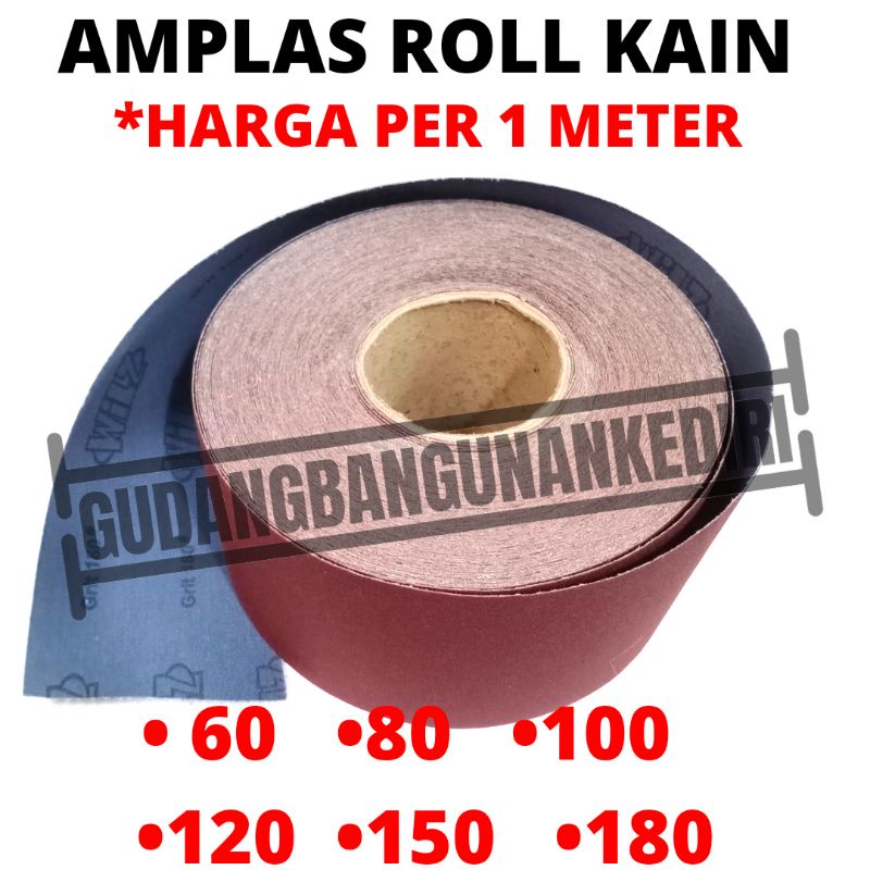 [LENGKAP] Amplas Roll lemes meteran 60 80 100 120 150 180 taiyo konaflex