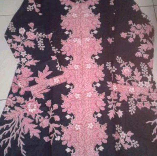 Batik Dolby Dolbi Dobby Doby Tenun Sutra Tulis Katun Atbm Baron Atasan Batik Wanita Sogan Srg308