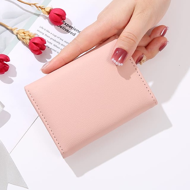 TASBLUE Dompet Wanita Pola Kelinci Lucu Dompet Lipat Mini D239 Dompet Wanita Fashion Dompet Wanita Impor