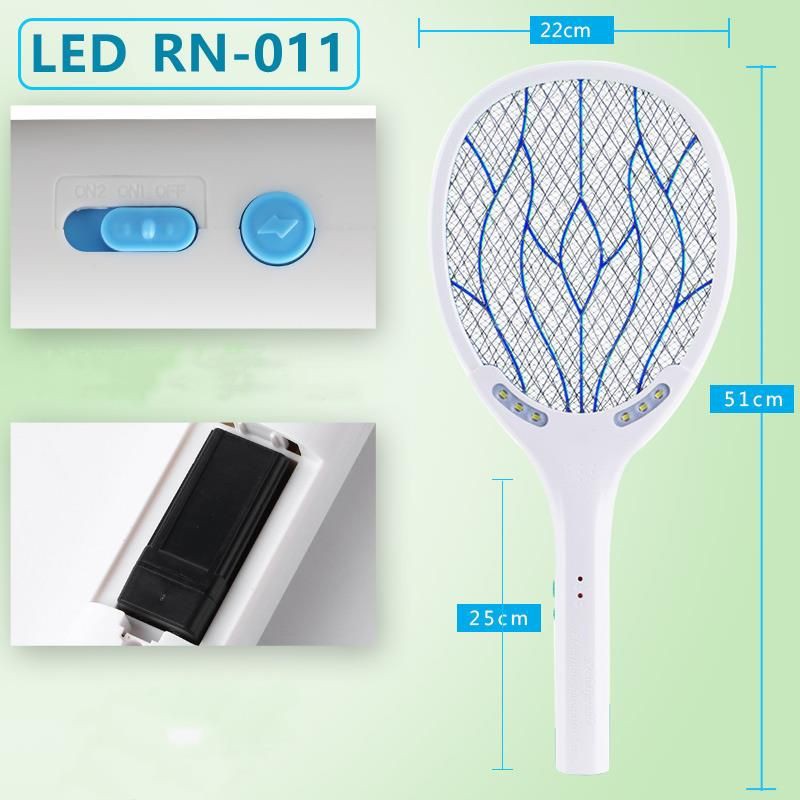 Raket Nyamuk Lampu Led Recharge USB RN-011