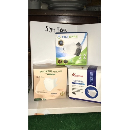 Masker Duckbill Warna warni