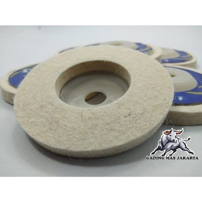 GDMass BATU GERINDA POLES WOL / GRINDING WOOL / POLISHING WOOL 4" INCH