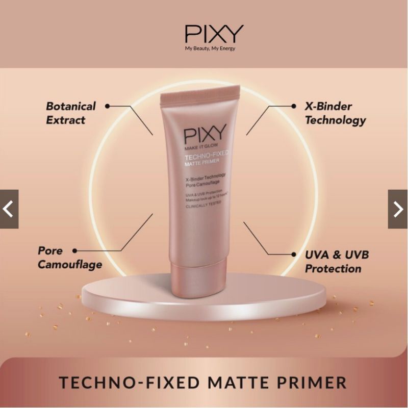 PIXY Make It Glow Techno-Fixed Matte Primer 25ml