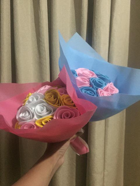 Buket Bunga / Bouquet Flower / Bucket Bunga (pink Variasi)