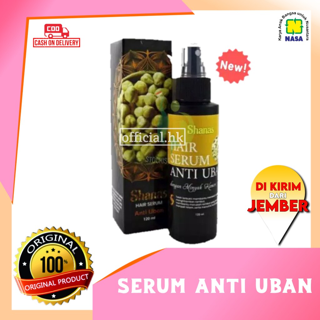 SHANAS ANTI UBAN HAIR SERUM / PERAWATAN RAMBUT ANTI UBAN / SHANAS ANTI UBAN NASA