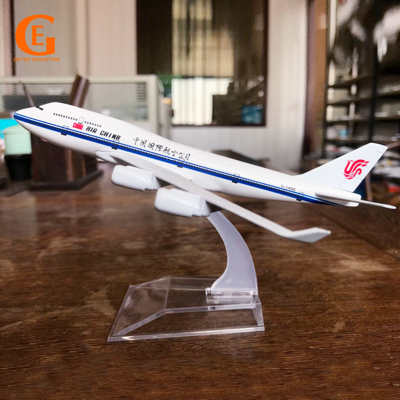 Air China Boeing 747model Pesawat Diecast Metal B747 Pesawat Penumpang Mainan Pesawat