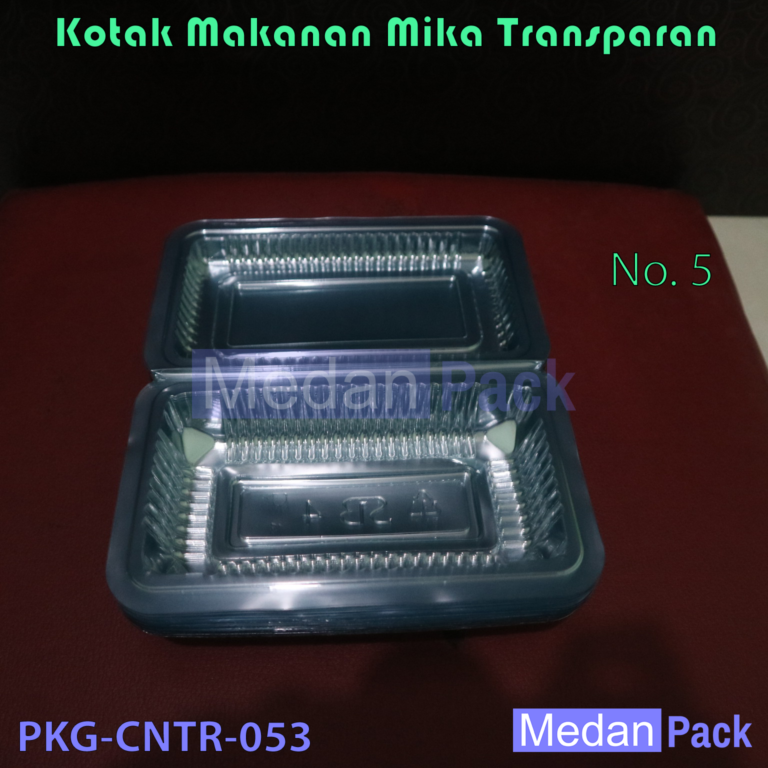 Kotak Makanan Mika Sb 5 Per 100 Pcs