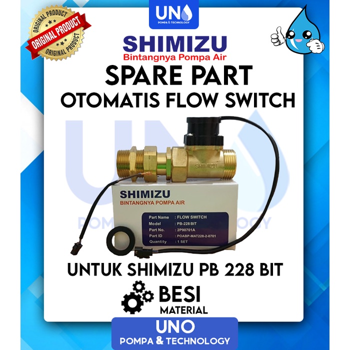 Otomatis Flow Switch Shimizu Pompa Pendorong Air Booster PB 228 BIT / PB228BIT / PB-228 BIT