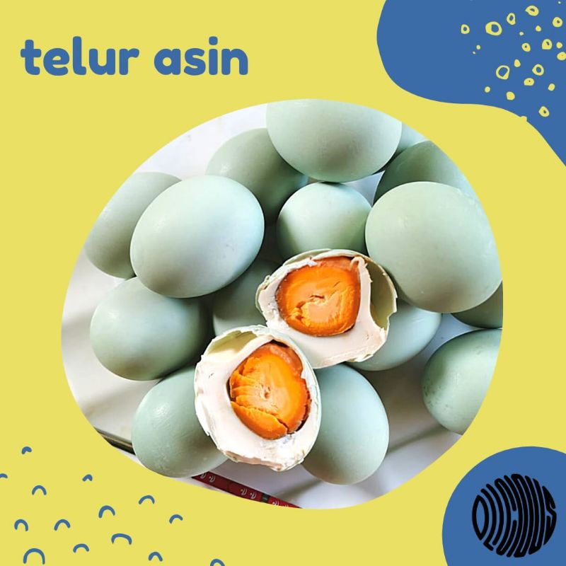 

Telur Asin Masir, isi 10butir per tray