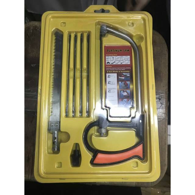 Gergaji Tangan Set Mini Multifungsi Pemotong kayu Besi