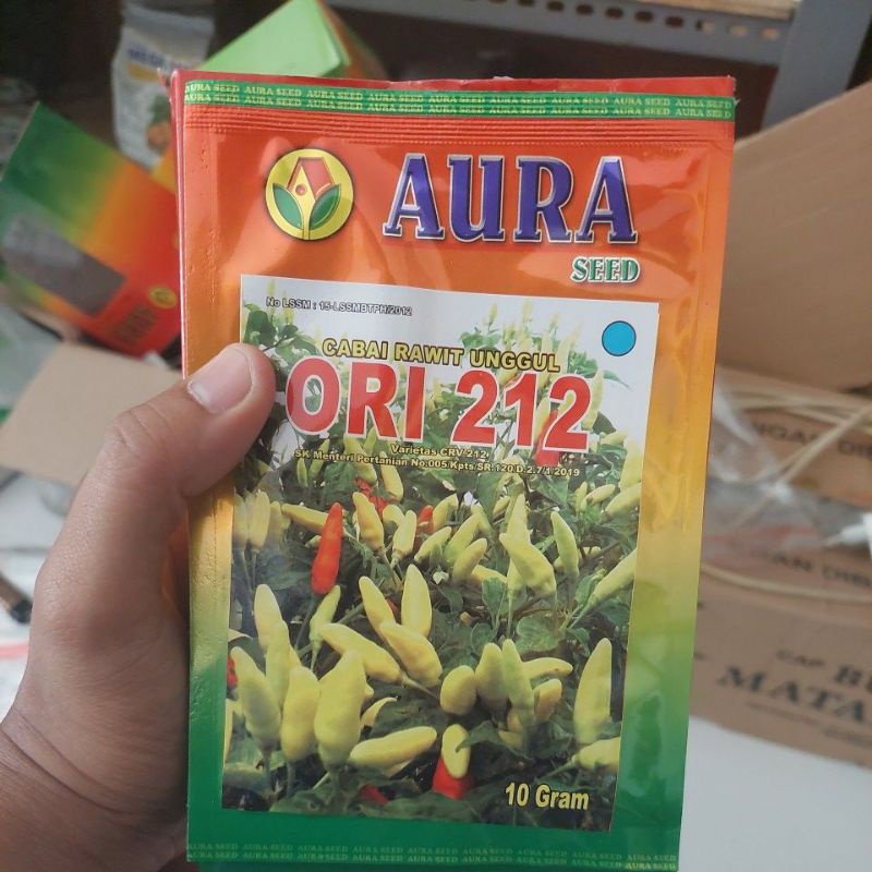 benih cabe rawit unggul ori 212,isi 10gram.