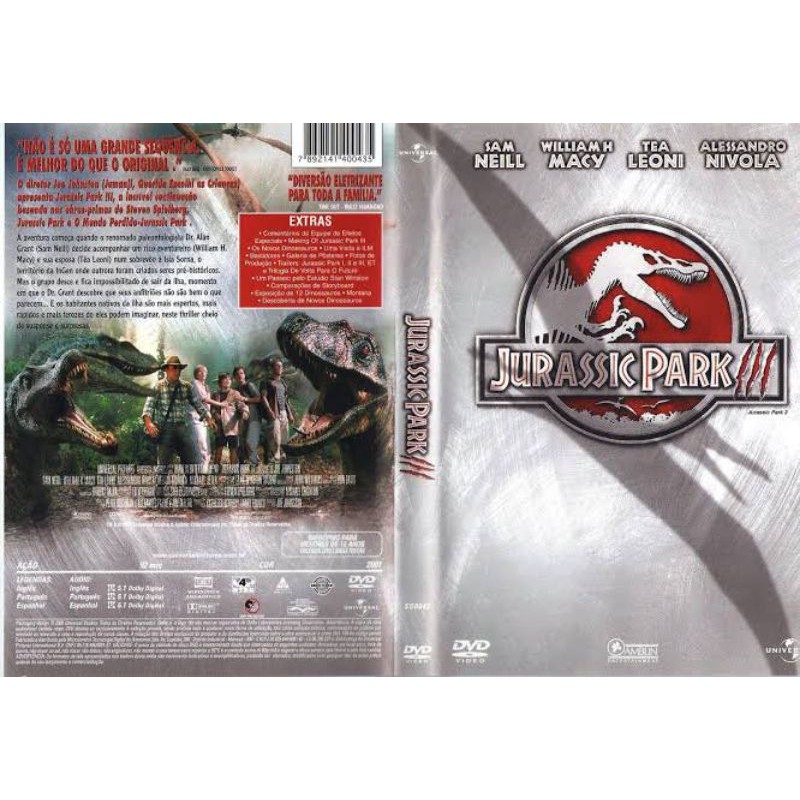 Kaset Film JURASSIC PARK 3 - kualitas HD